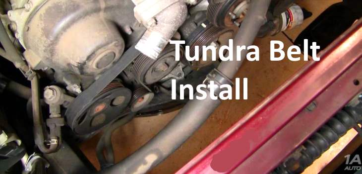 Replace Engine Serpentine Fan Belt Toyota Tundra